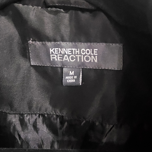 Kenneth Cole Black quilted coat size M - Picture 4 of 10